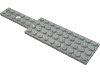 Набор LEGO Vehicle, Base 4 x 16 for Steering Gear, Светло-серый
