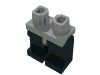 Набор LEGO Hips and Black Legs, Светло-серый
