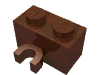 Набор LEGO Brick Special 1 x 2 with Vertical Clip [Thick U Clip], Красно-коричневый