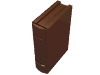 Набор LEGO Minifig Book 2 x 3, Красно-коричневый