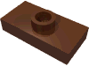 Набор LEGO Plate Special 1 x 2 with 1 Stud without Groove (Jumper), Красно-коричневый