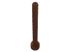 Набор LEGO Antenna 1 x 4 with Rounded Top, Красно-коричневый