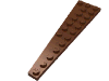Набор LEGO Wedge Plate 12 x 3 Right, Красно-коричневый