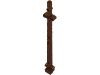 Boat Mast 2 x 2 x 20 with Holes [Undetermined Type]