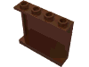 Набор LEGO Panel 1 x 4 x 3 [Side Supports / Hollow Studs], Красно-коричневый