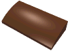 Набор LEGO Slope Curved 2 x 4 x 2/3 No Studs [No Bottom Tubes], Красно-коричневый