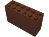 Набор LEGO Brick 2 x 6 x 3, Красно-коричневый