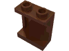 Набор LEGO Panel 1 x 2 x 2 [Side Supports / Hollow Studs], Красно-коричневый