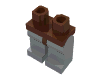 Набор LEGO Hips and Light Bluish Gray Legs, Красно-коричневый