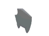 Minifig Shield Broad with Spiked Bottom and Cutout Corner