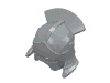 Minifig Helmet Castle with Lateral Comb [Uruk-hai]