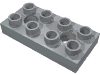 Duplo, Plate 2 x 4 with 2 Holes with Locking Ridges