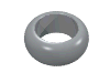 Набор LEGO Minifig Ring 1 x 1, Светлый сине-серый