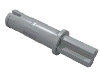 Набор LEGO Technic Axle Pin 3L with Friction Ridges Lengthwise and 1L Axle, Светлый сине-серый