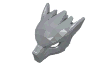 Набор LEGO Minifig Mask Wolf, Светлый сине-серый
