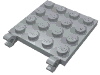 Plate Special 4 x 4 with Clips Horizontal (thick open O clips)