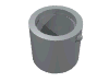 Bucket 1 x 1 x 1 Straight