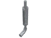 Vehicle Exhaust Pipe with Technic Pin - Flat End