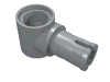 Technic Pin with Friction Ridges Lengthwise and Pin Hole