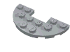 Plate Round Half 3 x 6 with 1 x 2 Cutout