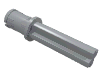 Набор LEGO Technic Axle Pin 3L with Friction Ridges Lengthwise and 2L Axle, Светлый сине-серый