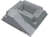 Baseplate 32 x 32 Raised with Ramp and Pit
