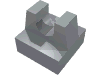 Tile Special 1 x 1 with Clip and Straight Tips