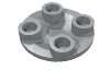 Plate Round 2 x 2 with Rounded Bottom [Boat Stud]