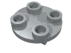 Plate, Round 2 x 2 Thin with Wheel Holder