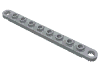 Набор LEGO Technic, Plate 1 x 10 with Toothed Ends, Светлый сине-серый