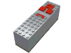 Набор LEGO 9V Battery Box 4 x 14 x 4 with Dark Gray Base Complete Assembly, Светлый сине-серый