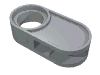 Technic, Flex Cable End, Pin Connection [Old - No Clamp]