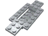 Vehicle, Base 4 x 10 x 2/3 with 4 x 2 Recessed Center with Smooth Underside