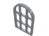 Window 1 x 2 x 2 & 2/3 Pane Twisted Bar with Rounded Top