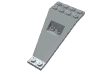 Wing Plate Bi-level 8 x 4 and 2 x 3 1/3 Down