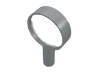 Magnifying Glass with Trans-Clear Lens [Thin Rim]