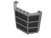 Window Bay 3 x 8 x 6 with Trans-Black Glass
