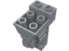 Набор LEGO Brick Special 2 x 3 x 3 with Cutout and Lion Head, Светлый сине-серый