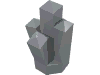Rock 1 x 1 Crystal 5 Point