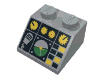 Набор LEGO Slope 45В° 2 x 2 with Flight Control Print, Светлый сине-серый