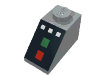 Slope 45В° 2 x 1 with 3 White Buttons, Red and Green Lamps Print