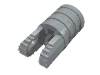 Hinge Cylinder 1 x 2 Locking with 2 Click Fingers and Axle Hole
