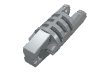 Набор LEGO Hinge Cylinder 1 x 3 Locking with 1 Finger and 2 Fingers On Ends, without Hole, Светлый сине-серый