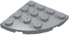 Plate Round Corner 4 x 4