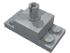 Brick Special 2 x 2 with Top Pin and 1 x 2 Side Plates