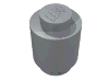 Набор LEGO Brick Round 1 x 1 Solid Stud, Светлый сине-серый