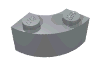 Brick Round Corner 2 x 2 Macaroni without Stud Notch