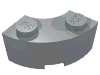 Brick Round Corner 2 x 2 Macaroni with Stud Notch