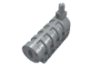 Technic Competition Cannon, Round Bottom with Black Ends