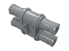 Technic Pin Double with Axle Hole